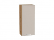 Шкаф верхний с 1-ой дверцей Квадро 920*400*321 Кашемир / Дуб Вотан