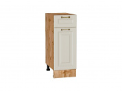 Шкаф нижний с 1-ой дверцей и ящиком Ницца 816*300*478 Агат / Дуб Вотан