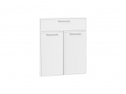 Комплект фасадов Квадро для каркаса Ф-41М Н601М/ШП601 708*596*19 Белый