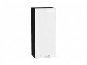 Шкаф верхний с 1-ой дверцей Квадро 920*400*321 Белый / Graphite