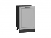 Шкаф нижний с 1-ой дверцей Глетчер 816*500*478 Гейнсборо Силк / Graphite