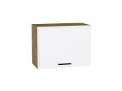 Шкаф верхний горизонтальный Фрейм 458*600*324 White Silk / Дуб Вотан