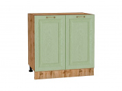 Шкаф нижний с 2-мя дверцами Ницца 816*800*478 Дуб оливковый / Дуб Вотан