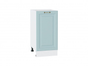 Шкаф нижний с 1-ой дверцей Ницца 816*400*478 Голубой / Белый