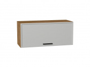 Шкаф верхний горизонтальный Фрейм 358*800*324 Grey Silk / Дуб Вотан