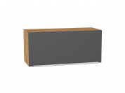 Шкаф верхний горизонтальный Фьюжн 358*800*320 Stormy Silk / Дуб Вотан