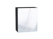 Шкаф верхний с 1-ой дверцей Фьюжн 716*600*320 Angel / Graphite