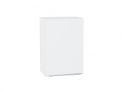 Шкаф верхний с 1-ой дверцей Фьюжн 716*500*320 Silky White / Белый