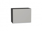 Шкаф верхний горизонтальный Фьюжн 458*600*318 Silky Light Grey / Graphite