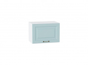 Шкаф верхний горизонтальный Ницца 358*500*318 Голубой / Белый