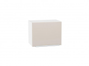 Шкаф верхний горизонтальный Фьюжн 358*450*320 Cream Silk / Белый