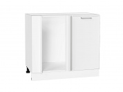 Шкаф нижний угловой Квадро 816*890*481 Белый / Белый