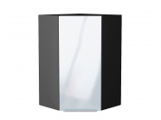 Шкаф верхний угловой Фьюжн 920*600*600 Angel / Graphite