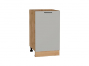 Шкаф нижний с 1-ой дверцей Флэт 816*450*478 Light Grey In 2S / Дуб Вотан