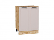 Шкаф нижний с 2-мя дверцами Барселона 816*600*484 Кашемир / Дуб Вотан