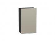 Шкаф верхний с 1-ой дверцей Фьюжн 716*450*320 Silky Grey / Graphite
