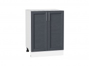 Шкаф нижний с 2-мя дверцами Сканди 816*600*480 Graphite Softwood / Белый