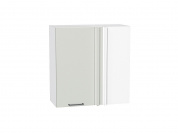 Шкаф верхний прямой угловой Флэт 716*700*345 Cashmere In 2S / Белый