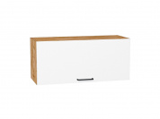 Шкаф верхний горизонтальный Флэт 358*800*318 White In 2S / Дуб Вотан