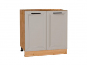 Шкаф нижний с 2-мя дверцами Нео 816*800*480 Clay Silk / Дуб Вотан