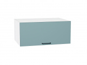 Шкаф верхний горизонтальный глубокий Флэт 358*800*574 Grey-green In 2S / Белый