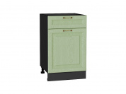 Шкаф нижний с 1-ой дверцей и ящиком Ницца 816*500*478 Дуб оливковый / Graphite