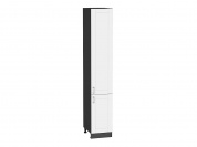 Шкаф пенал с 2-мя дверцами Лофт 2336*400*576 White Silk / Graphite