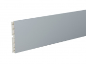 Цоколь ПВХ 95*4000*13 Алюминий