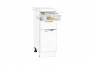 Ящик низкий POWER BOX1 85*268*447 Дуб Вотан/W Белый