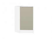 Шкаф нижний торцевой Фьюжн 816*296*554 Silky Grey / Белый