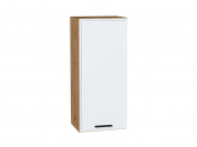 Шкаф верхний с 1-ой дверцей Фрейм 920*400*324 White Silk / Дуб Вотан