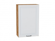 Шкаф верхний с 1-ой дверцей Ницца 920*600*318 Blanco / Дуб Вотан