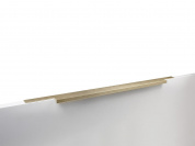 Ручка торцевая мебельная RAY RT109BSG.1 597*18*36 Брашированное cатиновое золото 