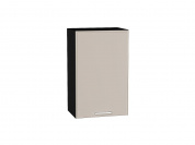 Шкаф верхний с 1-ой дверцей Квадро 716*450*321 Кашемир / Graphite