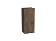 Шкаф верхний с 1-ой дверцей Флэт 716*300*318 Brown Casella Oak 2S / Graphite