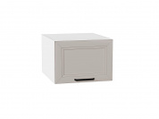 Шкаф верхний горизонтальный глубокий Нео 358*500*576 Clay Silk / Белый