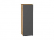 Шкаф верхний с 1-ой дверцей Фьюжн 920*300*320 Stormy Silk / Дуб Вотан