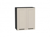 Шкаф верхний с 2-мя дверцами Нео 716*600*320 Cream Silk / Graphite