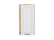 Шкаф верхний торцевой Ницца 920*300*304 Blanco / Дуб Вотан