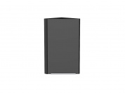 Шкаф верхний торцевой Фьюжн 716*300*306 Stormy Silk / Graphite