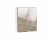 Шкаф верхний с 1-ой дверцей Фьюжн 716*600*320 Gallant / Белый