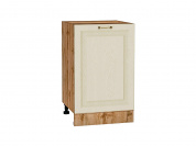 Шкаф нижний с 1-ой дверцей Ницца 816*500*478 Дуб крем / Дуб Вотан