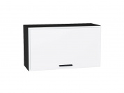 Шкаф верхний горизонтальный Фрейм 458*800*324 White Silk / Graphite