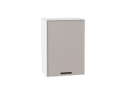 Шкаф верхний с 1-ой дверцей Фрейм 716*500*324 Clay Silk / Белый