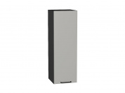 Шкаф верхний с 1-ой дверцей Флэт 920*300*318 Light Grey In 2S / Graphite