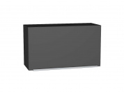 Шкаф верхний горизонтальный Фьюжн 458*800*318 Stormy Silk / Graphite