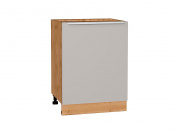 Шкаф нижний с 1-ой дверцей Фьюжн 816*600*480 Clay Silk / Дуб Вотан