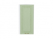 Шкаф верхний торцевой Ницца 920*300*304 Дуб оливковый / Белый