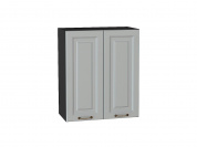 Шкаф верхний с 2-мя дверцами Ницца 716*600*318 Графит / Graphite