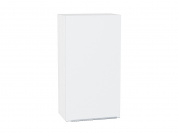Шкаф верхний с 1-ой дверцей Фьюжн 920*500*320 Silky White / Белый